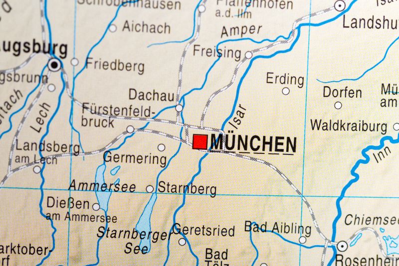 Karte von Germering
