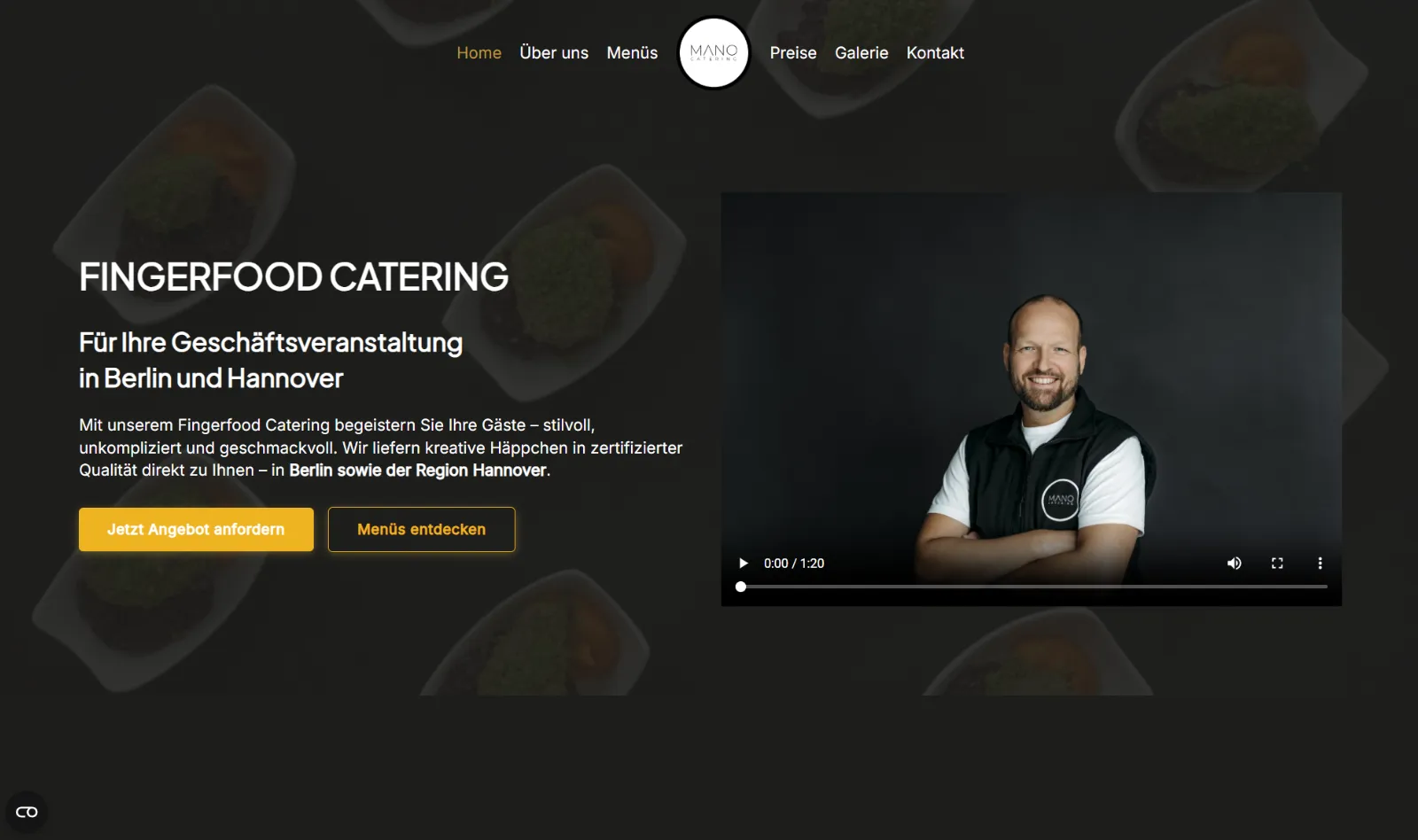 Mano Catering Case Study
